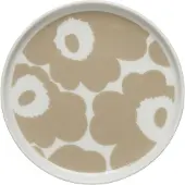 Marimekko Unikko Teller 13.5 cm Weiß/Beige