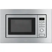 Smeg FMI020X Einbau-Mikrowelle / Grill / 20 L / 800 W / Edelstahl