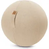 Magma Sitzball Gymnastikball Sitting Ball zum aufpumpen Felt beige Ø 65 cm