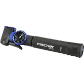 Fischer Fahrrad Mini-Pumpe mit umschaltbarem Druck/Volumen