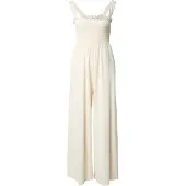 Roxy Jumpsuit "Just Passing By", Damen, Gr. XXL, beige (parchment), Obermaterial: 63% Polyester, 33% Viskose, 4% Elasthan., Overalls Jumpsuit