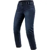 REV'IT! REV’IT! Violet Damen BF Dunkelblau Schwarz Used Motorrad Jeans Größe W31/L32