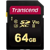 Transcend TS64GSDC700S, 64 GB, SDXC, Klasse 10, NAND, 285 MB/s, 180 MB/s