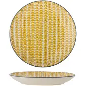 Bloomingville Ahornteller Ø25,5cm gelb 6er Set