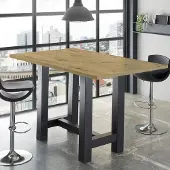 Mäusbacher Bartisch mit U-Gestell 0205_120 P1 D1086;0530_U P2 D1076