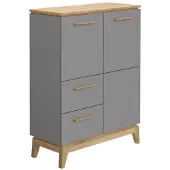 PAIDI Kinderwelten Highboard Sten , grau , Maße (cm): B: 94,6 H: 123,2 T: 39.3
