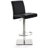 Mayer Barstuhl Sitzmöbel 1286 41 x 49 x 82 cm Edelstahl chrom matt/anthrazit