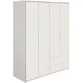PAIDI Kinderwelten Kleiderschrank Lieven , weiß , Maße (cm): B: 166,4 H: 203,6 T: 54.8