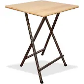 Natura Stehtisch 80x80x110 - natur, Tischplatte aus Kiefer