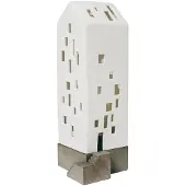 Räder Lichthaus Apartmenthaus mit Betonsockel 9,5x9,5x26,5cm