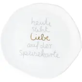 Räder Kleiner Teller Heute steht Liebe auf D.14cm