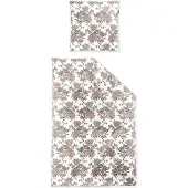 Irisette Seersucker Bettwäsche-Garnitur Easy-HK 8618 Farbe grau Größe 155x220+80x80