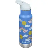 Klean Kanteen Thermosflasche Classic Narrow 355ml Flip Seal Sport Cap Kinder Rainbows