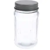 Meander Glazen pot met deksel "café" 16,5x9x8cm (norm€29.95)
