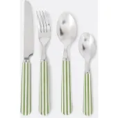La redoute interieurs Menagerie 16 Besteckteile Mit Gestreiften Griffeln, Leela