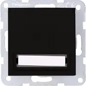 Panasonic Plus 55 Steckdose Klappdeck. beschr. matt schwarz