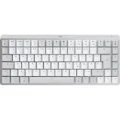 Logitech MX Mechanical Mini for Mac, Kabellos, RF Wireless + Bluetooth, Mechanischer Switch, QWERTZ, LED, Grau