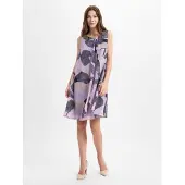 Betty & Co Freizeitkleid Damen lila gemustert, 38 754838-0001-00380