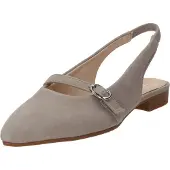 Gabor Damen Slingpumps, Obermaterial Leder, beige, Größe 38, Absatzhöhe 2,5 cm