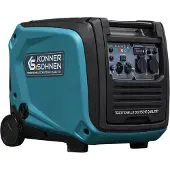 Könner&Sohnen Gas Benzin Stromaggregat 4000 Watt KS 4000iEGS Stromerzeuger Notstrom