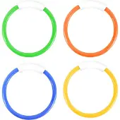 Sportx Tauchring 4 Pcs in meshbag, Tauchring, 8 Jahr(e), Mehrfarbig