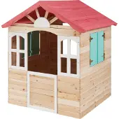 Casa.pro Kinderspielhaus 'Lulä' Spielhütte 130x115x101 cm Holz