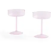 HAY Cocktailgläser Tint Pink 200 ml (Set von 2 Stück)
