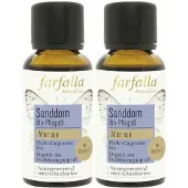Farfalla Bio-Pflegeöl Sanddornfruchtfleisch 30 ml x2 2x30 Hautöl