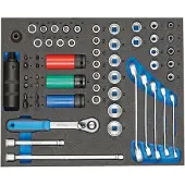 Gedore TS CT2-D30 Werkzeugsortiment in 2/4 Check-Tool-Modul, 2957493