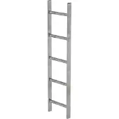 MUNK Günzburger Steigtechnik MUNK Schachtleiter Stahl verzinkt 300mm breit 5 Sprossen 1,40m lang