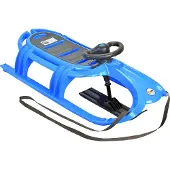KHW Snow Tiger de luxe, Schlitten, Blau, Kunststoff, Polyethylen, Edelstahl, Einfarbig, Unisex, 1 Sitz(e)