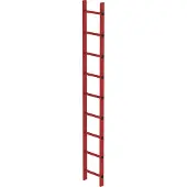 Günzburger Steigtechnik Schachtleiter GFK 300 mm lichte Weite 9 Sprossen - 064009