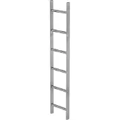 MUNK Günzburger Steigtechnik MUNK Schachtleiter Stahl verzinkt 300mm breit 6 Sprossen 1,68m lang
