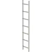 MUNK Günzburger Steigtechnik MUNK Schachtleiter aus Edelstahl 300mm breit 7 Sprossen 1,96m lang