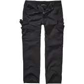Brandit moderne Herren Jeans Stretch Reißverschluss Schwarz