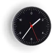 HAY - Wanduhr B26,5 cm (Schwarz)