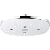 EDM Quadratischer Duschkopf 20x20 Cm Silber Silber One Size