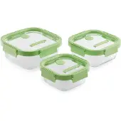 Lékué Versatile Square Glass Container Set - 3tlg.
