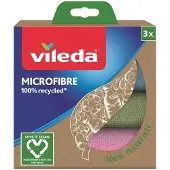 Vileda mikrofiberklud 100% genanvendt 3 stk.