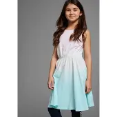 Kangaroos Jerseykleid festliche Anlässe, kniefreie Länge, trendiger Dip-Dye-Look
