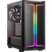 be quiet! Pure Base 501 DX Black, Midi Tower, PC, Schwarz, ATX, micro ATX, Mini-ATX, Acrylnitril-Butadien-Styrol (ABS), Glas, Stahl, Gaming