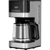 Gastroback Design Filterkaffeemaschine Essential S, Filterkaffeemaschine, 1,25 l, Gemahlener Kaffee, 900 W, Schwarz, Edelstahl