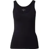 Seidensticker Shirttop "Schwarze Rose", Damen, Gr. L, schwarz, 95% Baumwolle, 5% Elasthan, unifarben, regular fit, Tops Shirttop, Ohne Arm Rundhals Uni