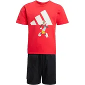 Adidas Set T-Shirt und Shorts Disney Mickey Mouse JF3639 Bunt Regular Fit