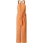 Pepe Jeans für Damen. PL230514 Jumpsuit Edith orange (L), Lässig, Viskose, Ärmellos / Hosenträger