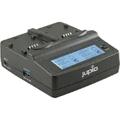 Jupio Duo Ladegerät 45W für 2 Li-Ion Akkus - universal (bei Verwendung von Reduzierstücken)