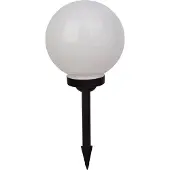 Blulaxa Solar LED-Gartenleuchte, Ø 25 cm, IP44, weiß