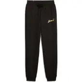 Puma Kinder Hose ESS+ SCRIPT Metallic Pants FL G