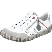 Rieker Damen Schuhe L0355-80 weiss 40