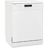Exquisit Geschirrspüler GSP9614-030B weiss | Spülmaschine 60 cm | Aquastop | Maßgedecke: 14 | Auto Türöffner | Restlaufzeiten Anzeige | Unterbaugerät